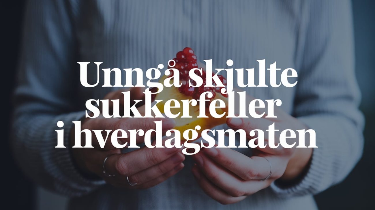 Unngå skjulte sukkerfeller i hverdagsmaten – illustrasjon