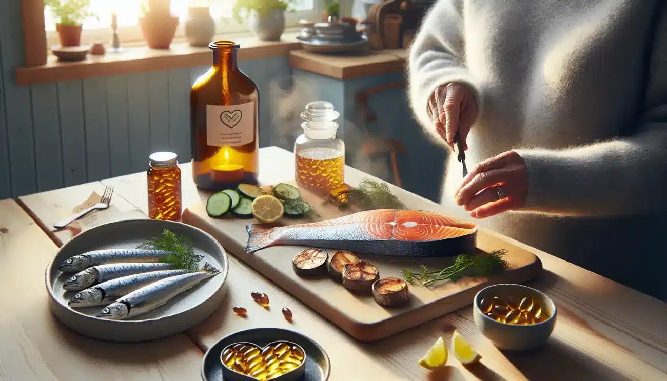 Hvordan omega-3 fettsyrer styrker hjertet – illustrasjon